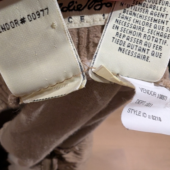 Vintage Eddie Bauer Tan Corduroy Skirt | 100% Cotton | Size 14 (Fits 10/12) - Picture 6 of 6